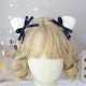 Cat Ears Bowknot Lolita Hair Clips (LG23)